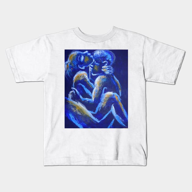 Lovers - Night Of Passion 4 Kids T-Shirt by CarmenT